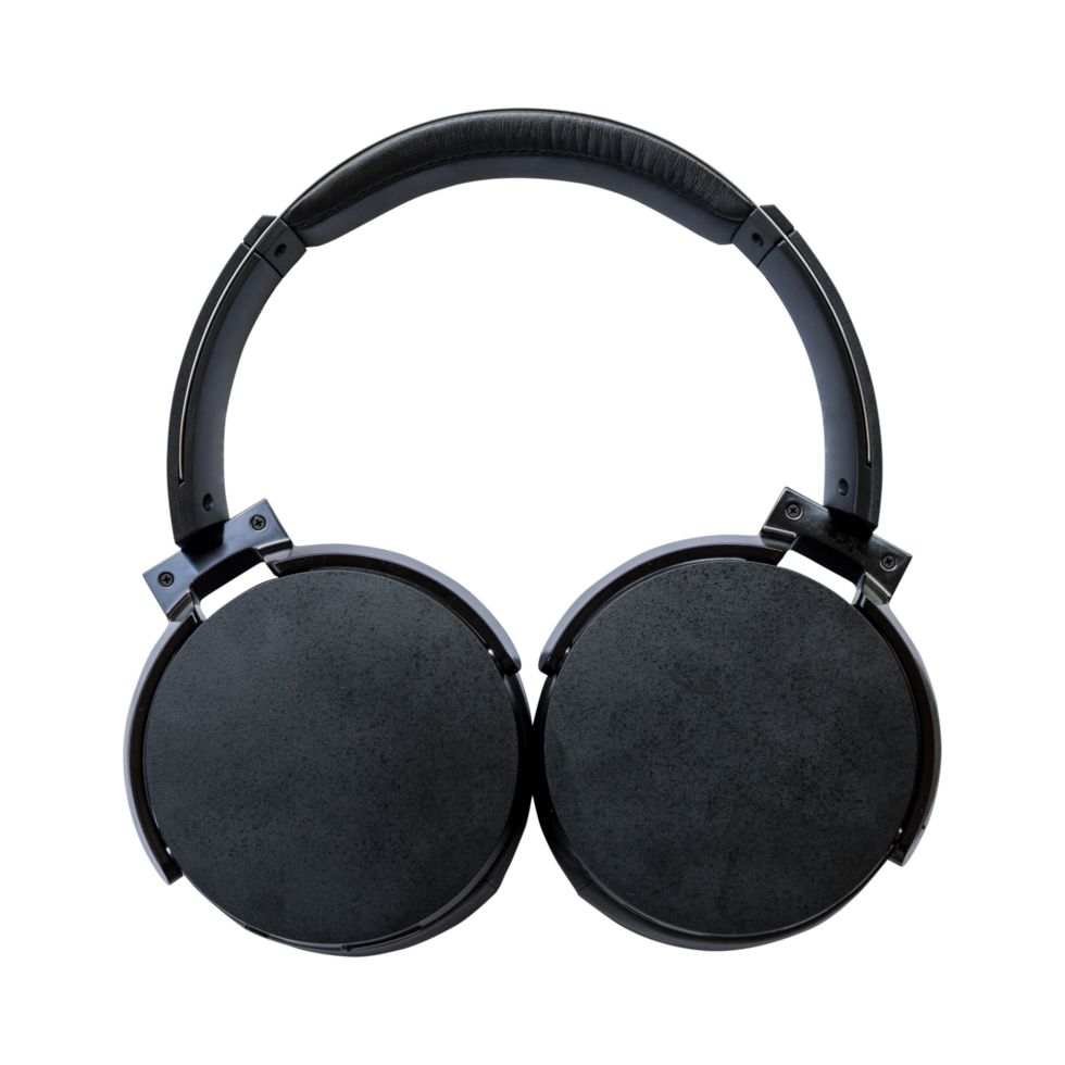 Headset isolated on transparent background. Png realistic design element.