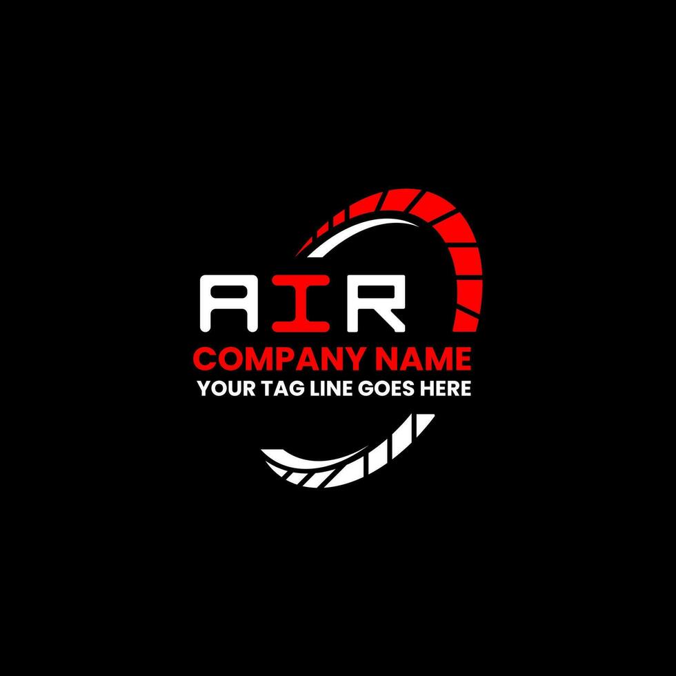 AIR letter logo creative design with vector graphic, AIR simple and modern logo.