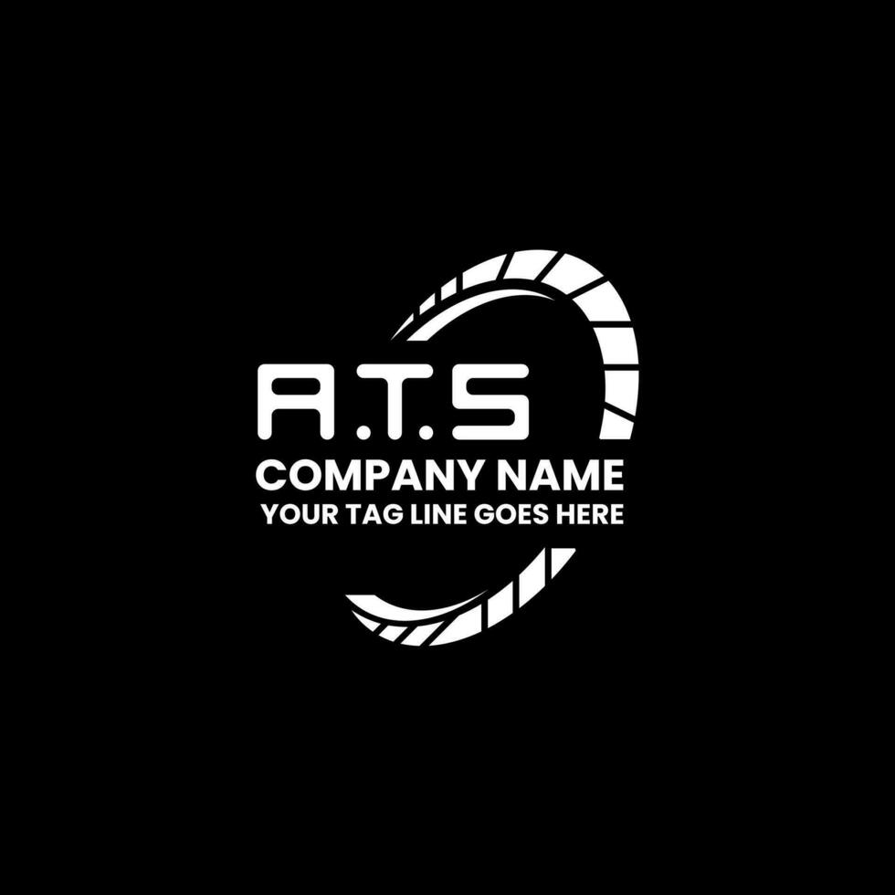 ATS letter logo creative design with vector graphic, ATS simple and ...