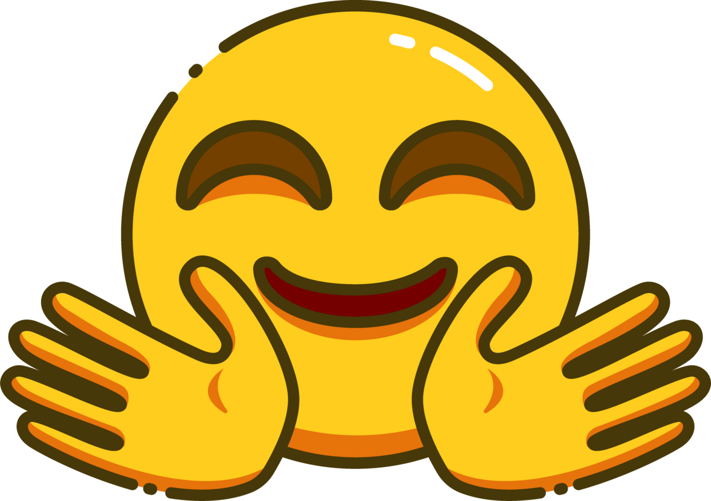 Cute Yellow Emoji png