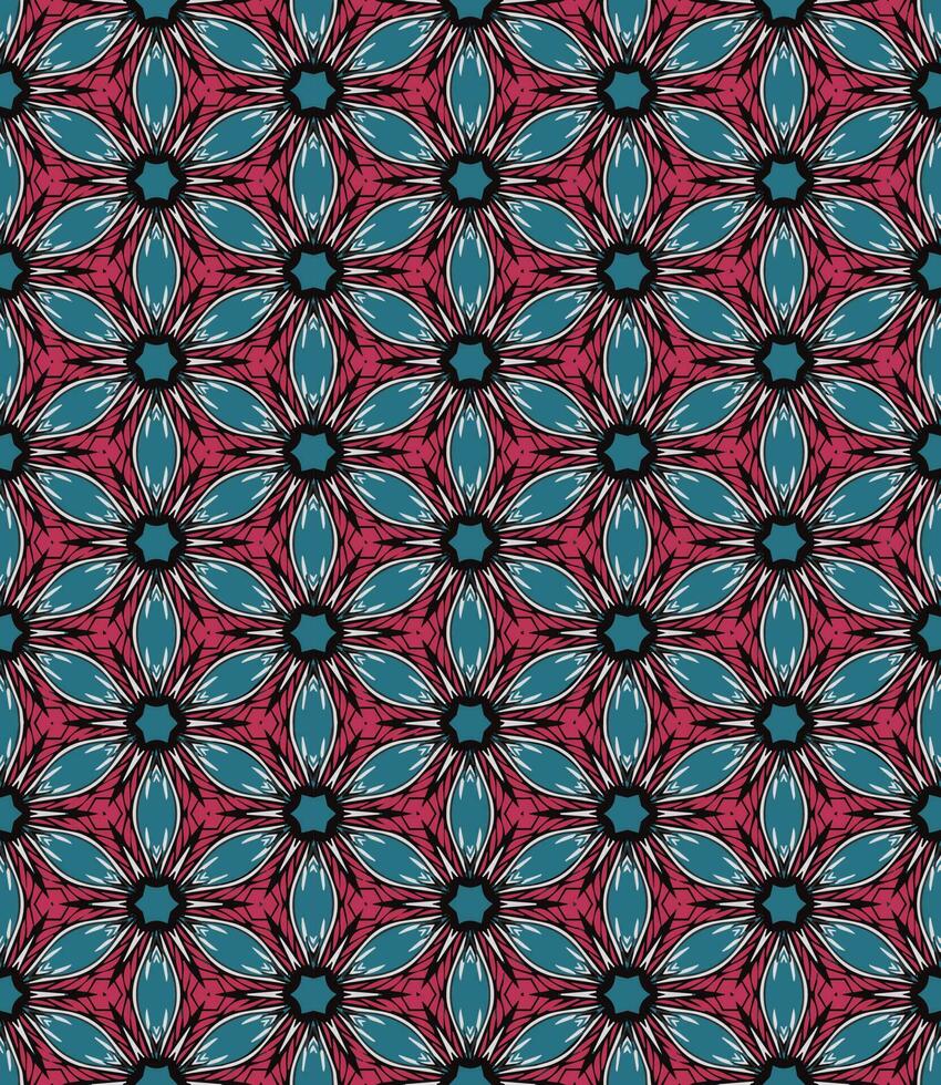 patrón abstracto sin costuras de varios colores. fondo y telón de fondo. multicolor colorido diseño ornamental. vector