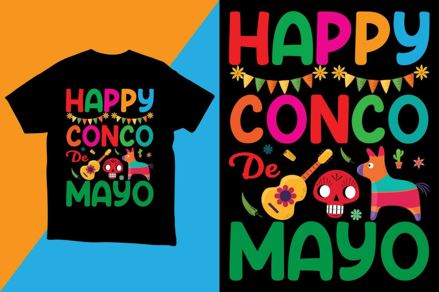 cinco de mayo t shirt design vector for print