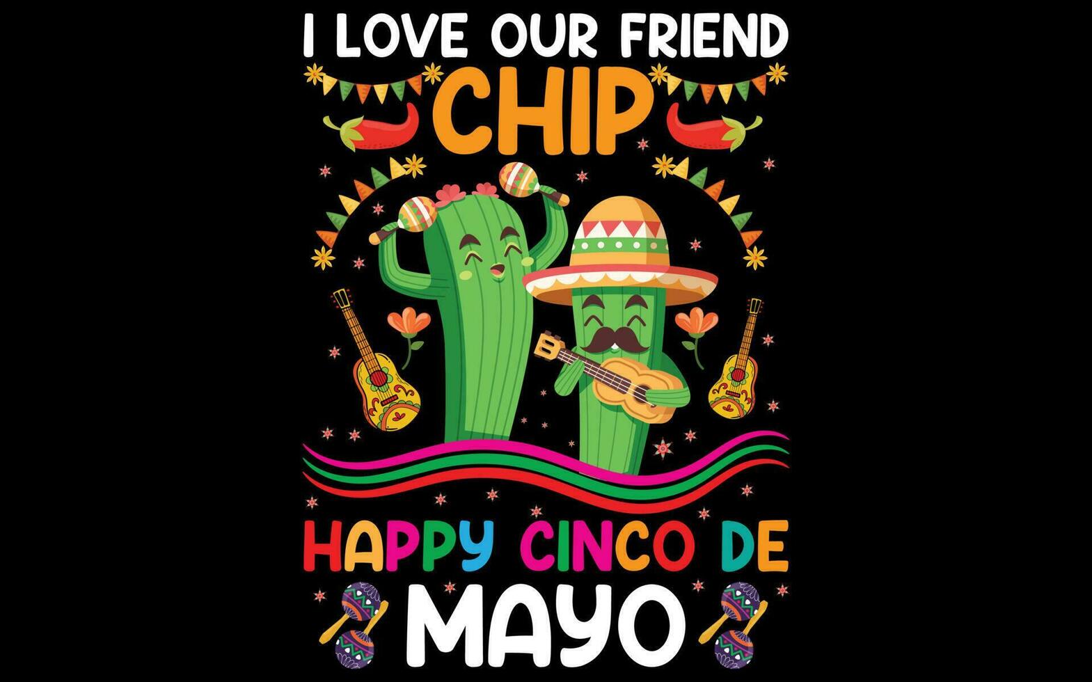 cinco de mayo t shirt design vector for print