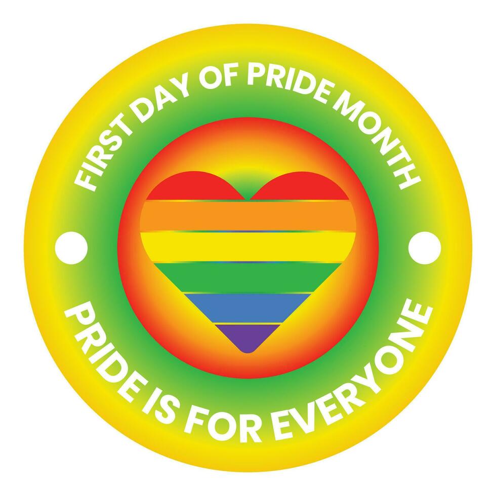 First Day of Pride Month in the United States Badge, LGBTQ Pride Quotes
