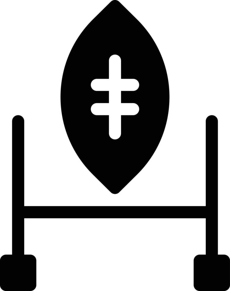 Ilustración de vector de rugby en un fondo. Símbolos de calidad premium. Iconos vectoriales para concepto y diseño gráfico.