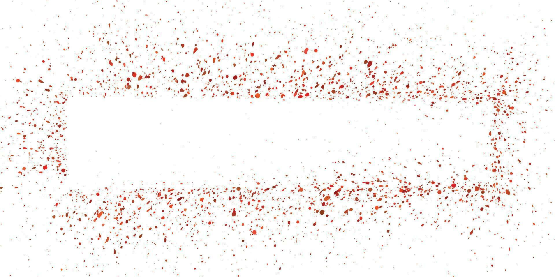 salpicar efecto de símbolo firmar con rojo color sangre vector