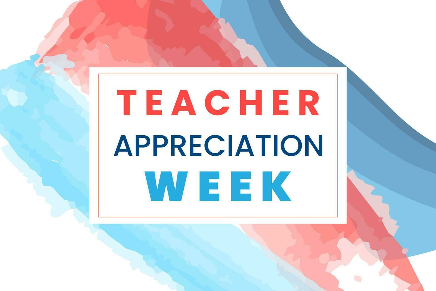 Teacher appreciation week is observed annually in May in the United States. In honour of teachers who hard work and teach our children. School and education. Vector illustration.