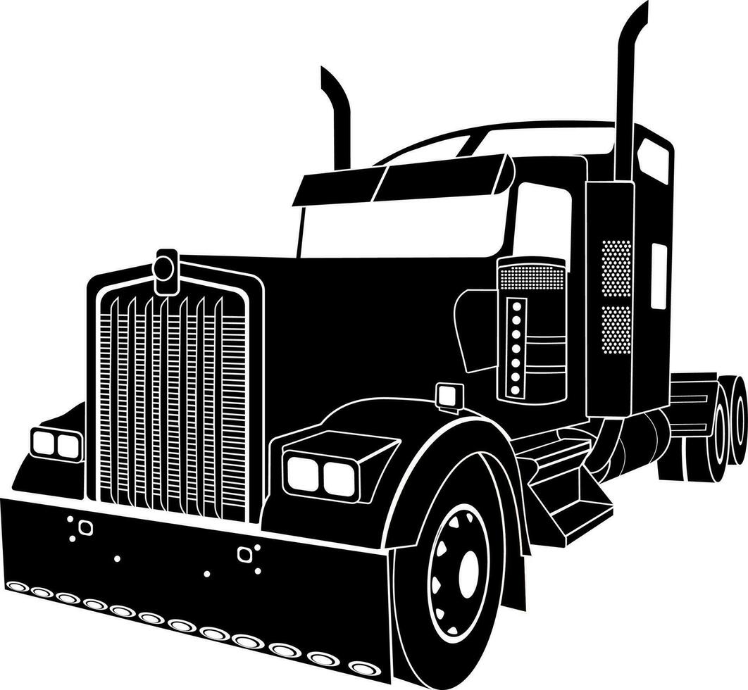 TRUCK ISOLATED VECTOR  ARTWORK