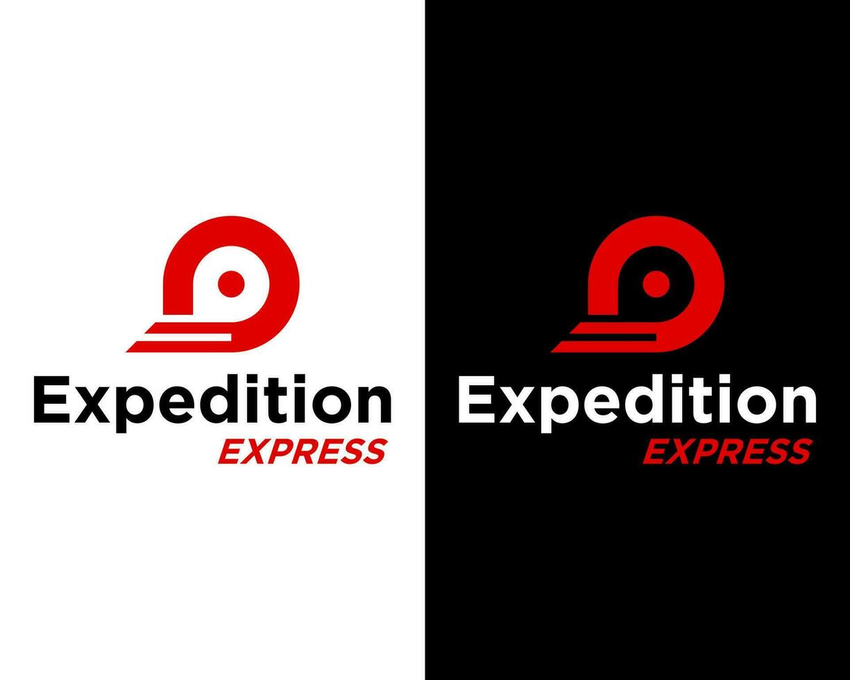 The logo for the expedition express. vector