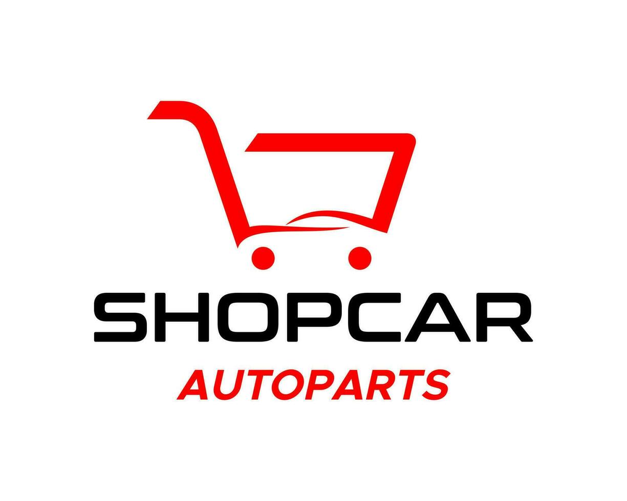 Logo for a carmaker auto parts store vector