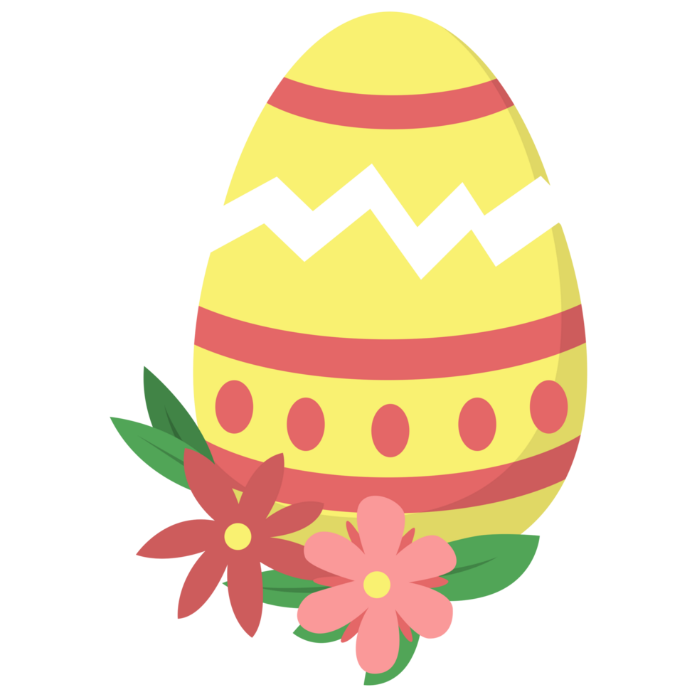Easter Egg Crack PNG Illustrations