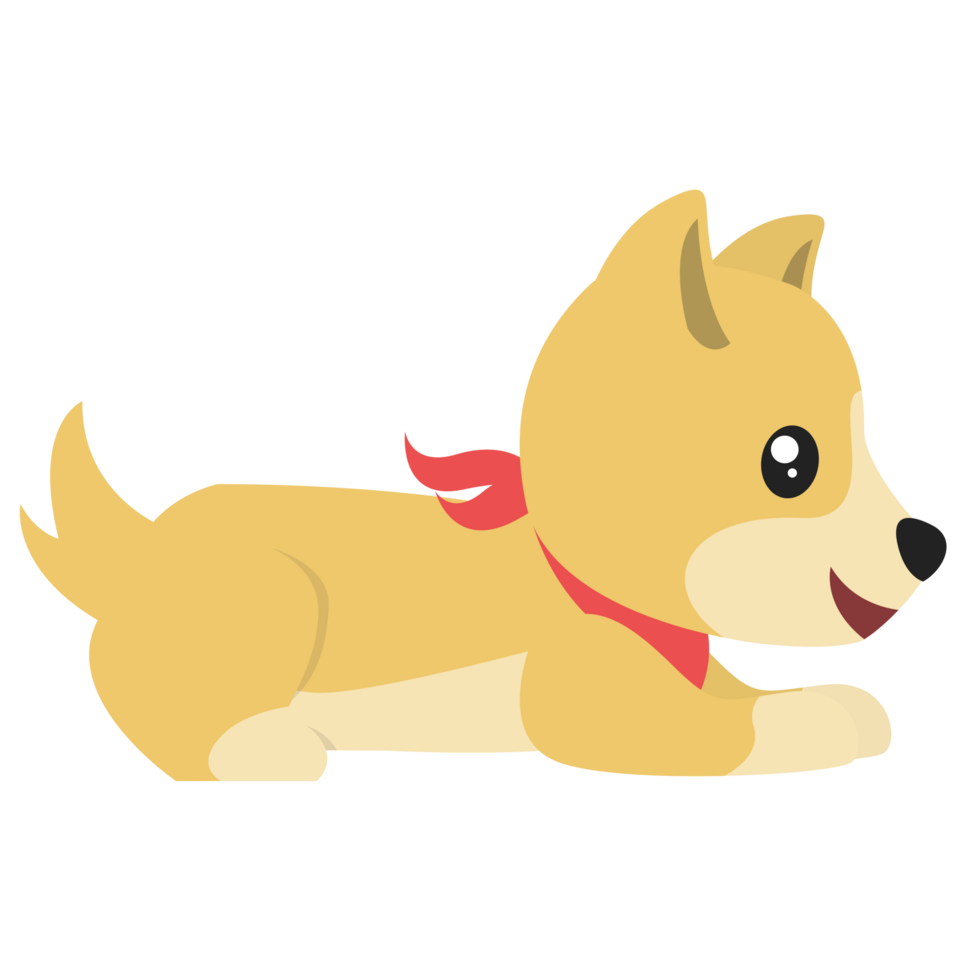 Summer Dog Happy PNG Illustrations