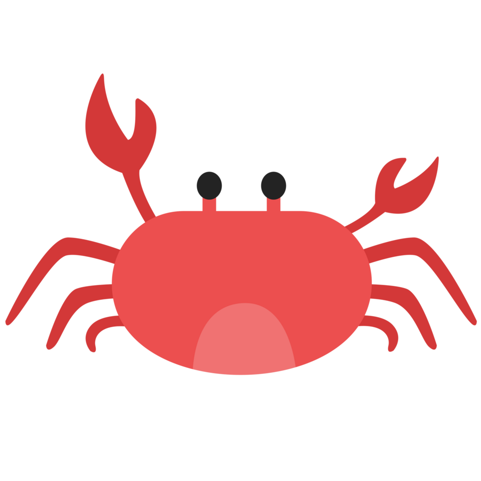 Crab Beach PNG Illustrations