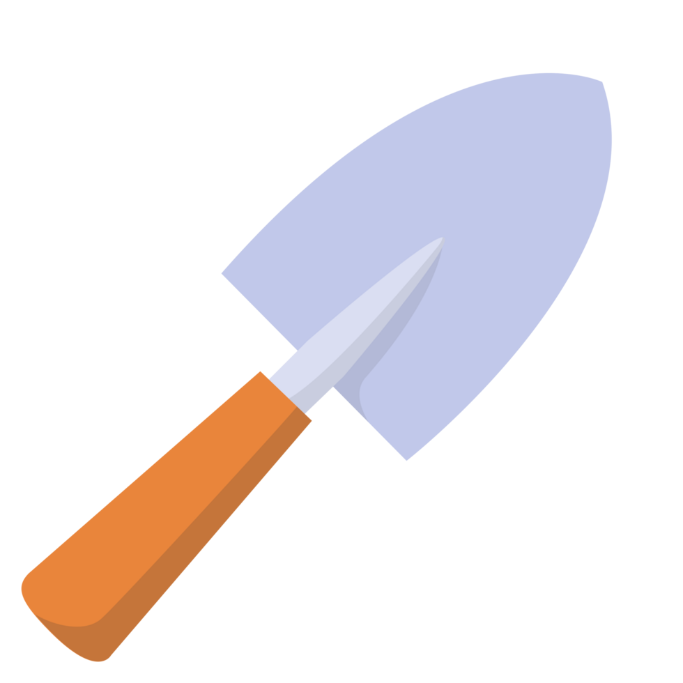 Mini Shovel Gardening PNG Illustration