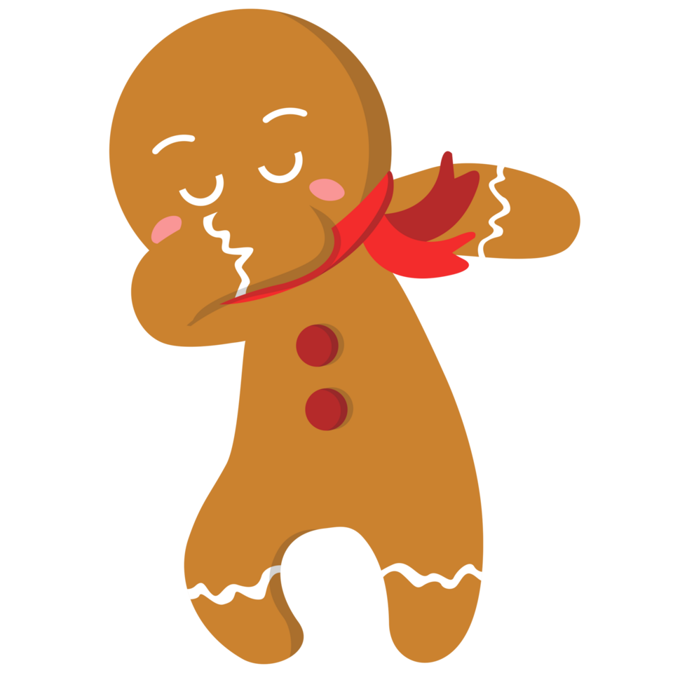 Lebkuchen Kekse tupfen Tanzen png Illustration