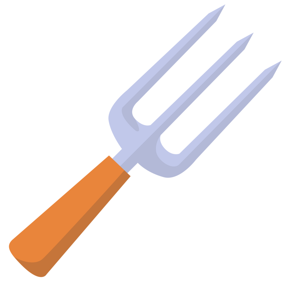 Mini Fork Gardening PNG Illustration