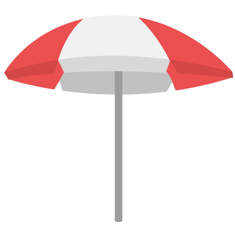 Umbrella Beach PNG Illustrations