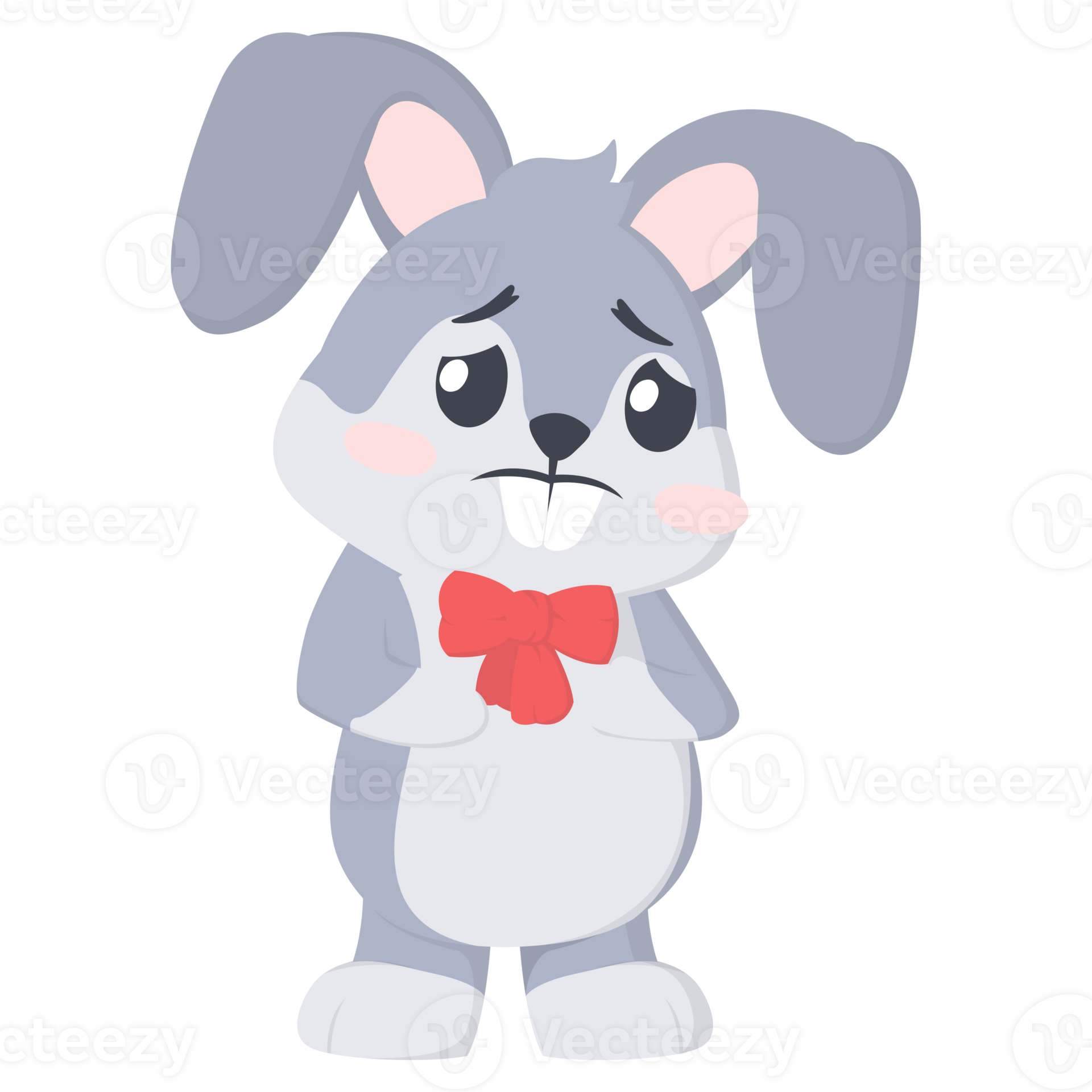 Cute Rabbit Sad PNG Illustrations 23271299 PNG