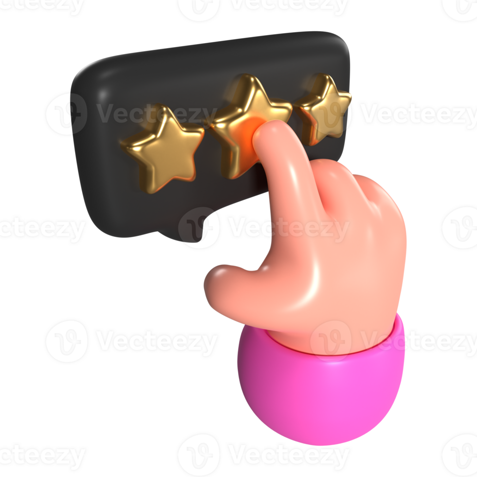 Product Review 3D Illustration Icon png