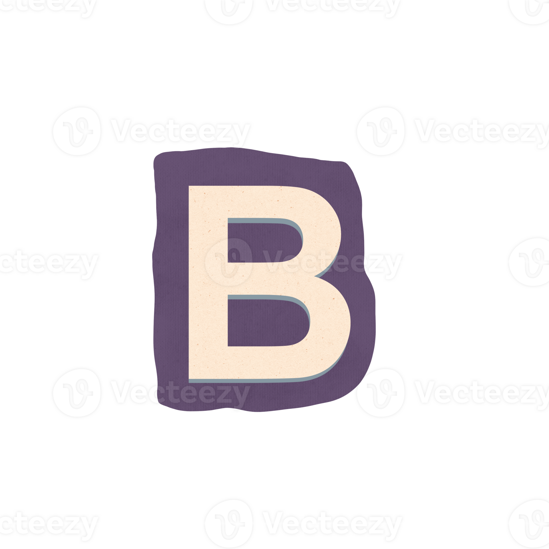 Cutout Letter B 23271424 PNG