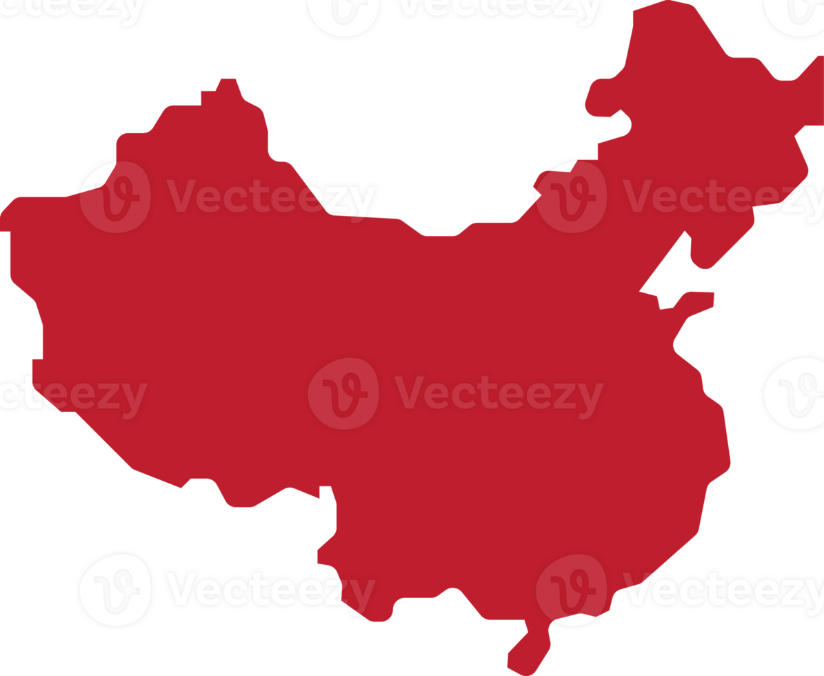 China Map clip-art png