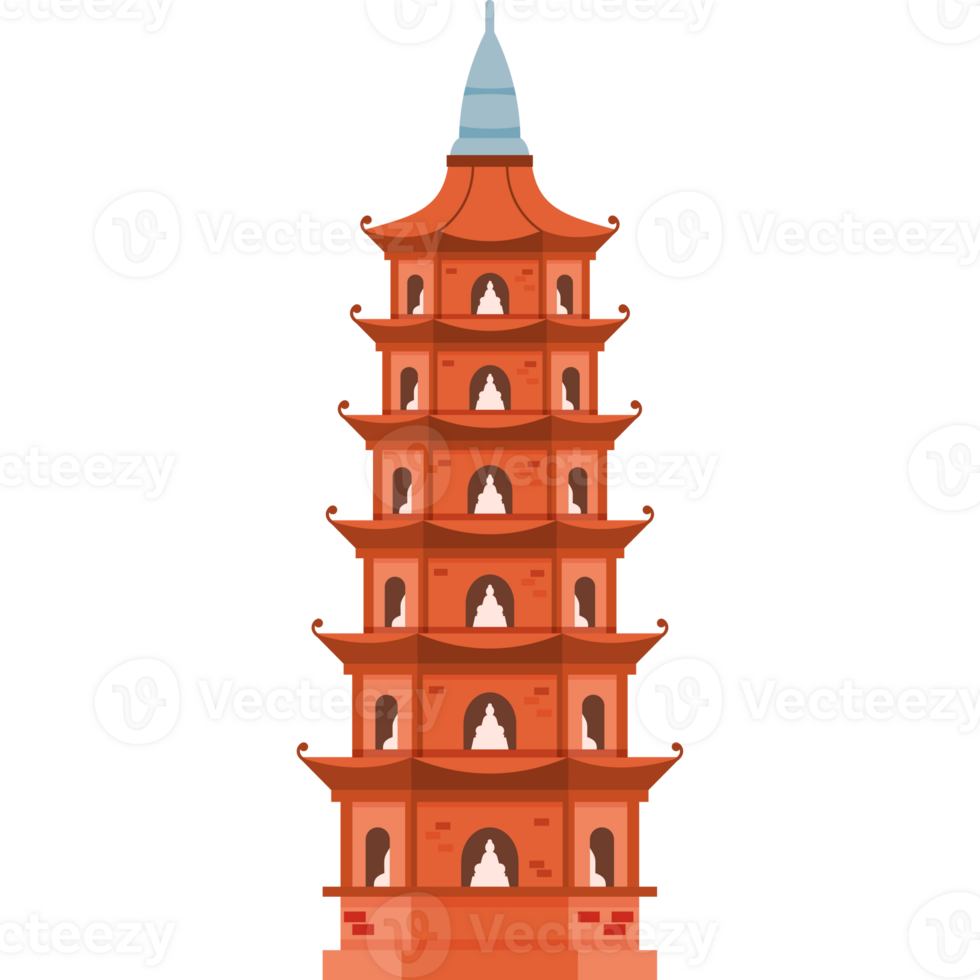 Pagoda vietnam clipart PNG