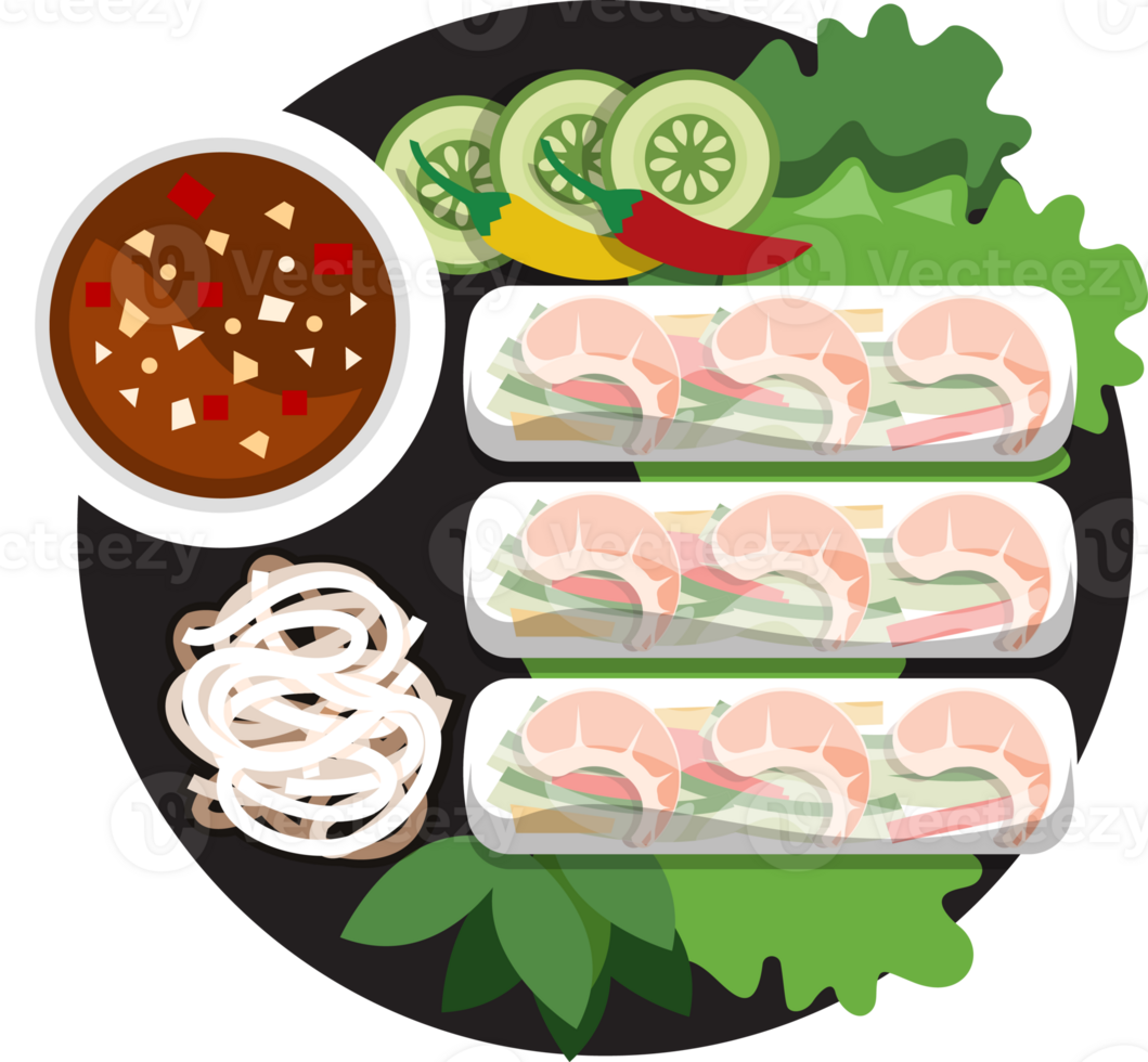 Spring rolls Vietnam Food png