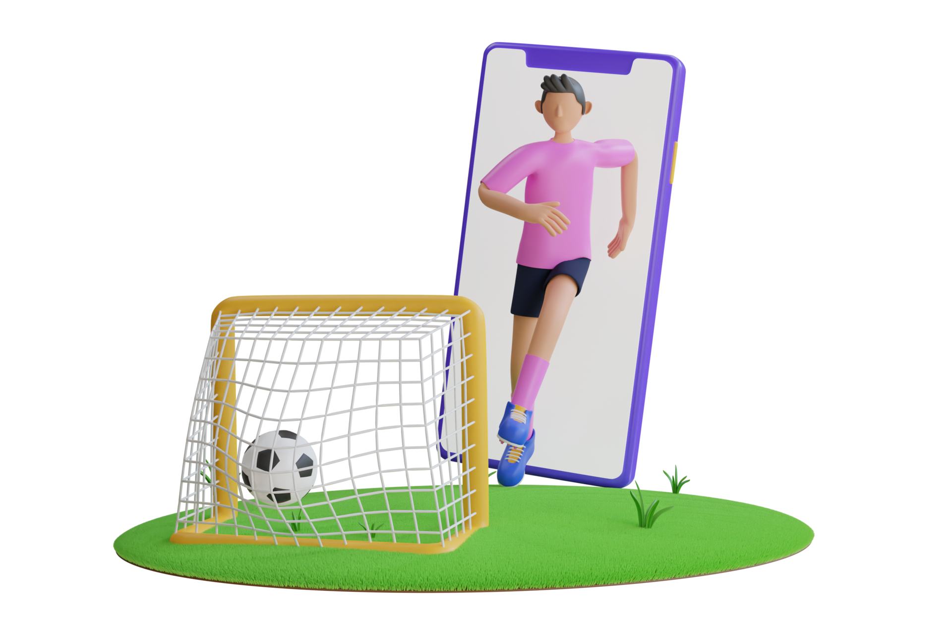 watch-a-live-sports-event-on-your-mobile-device-soccer-ball-on