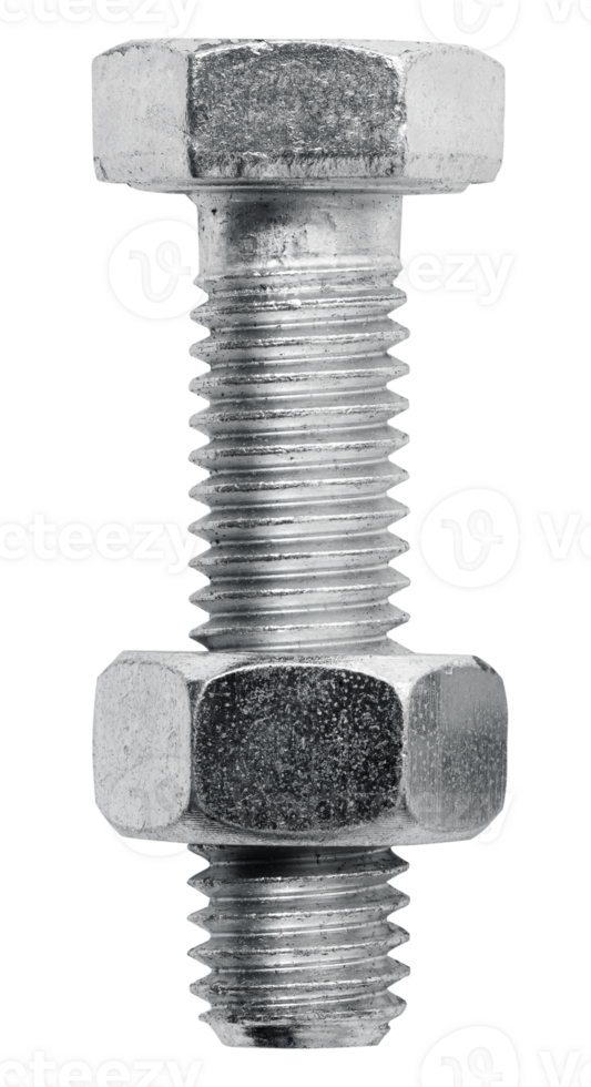Metric Bolt and nut isolated 23271622 PNG