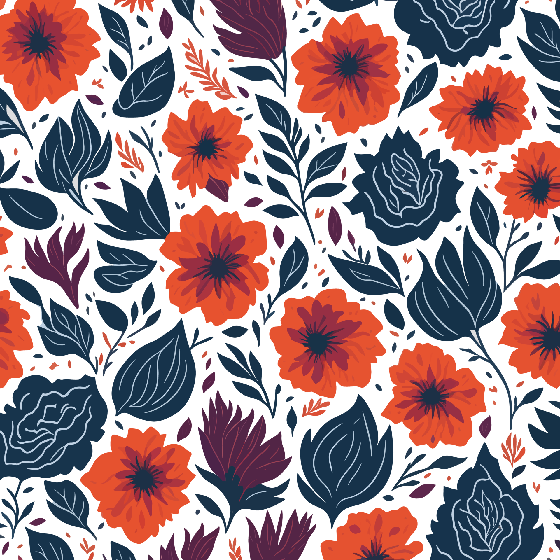 flower-pattern-design-23271624-png