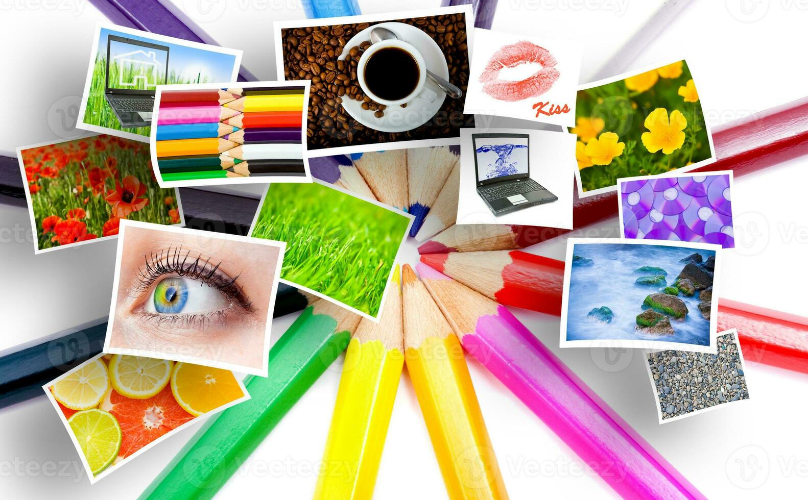 color lapices y fotos