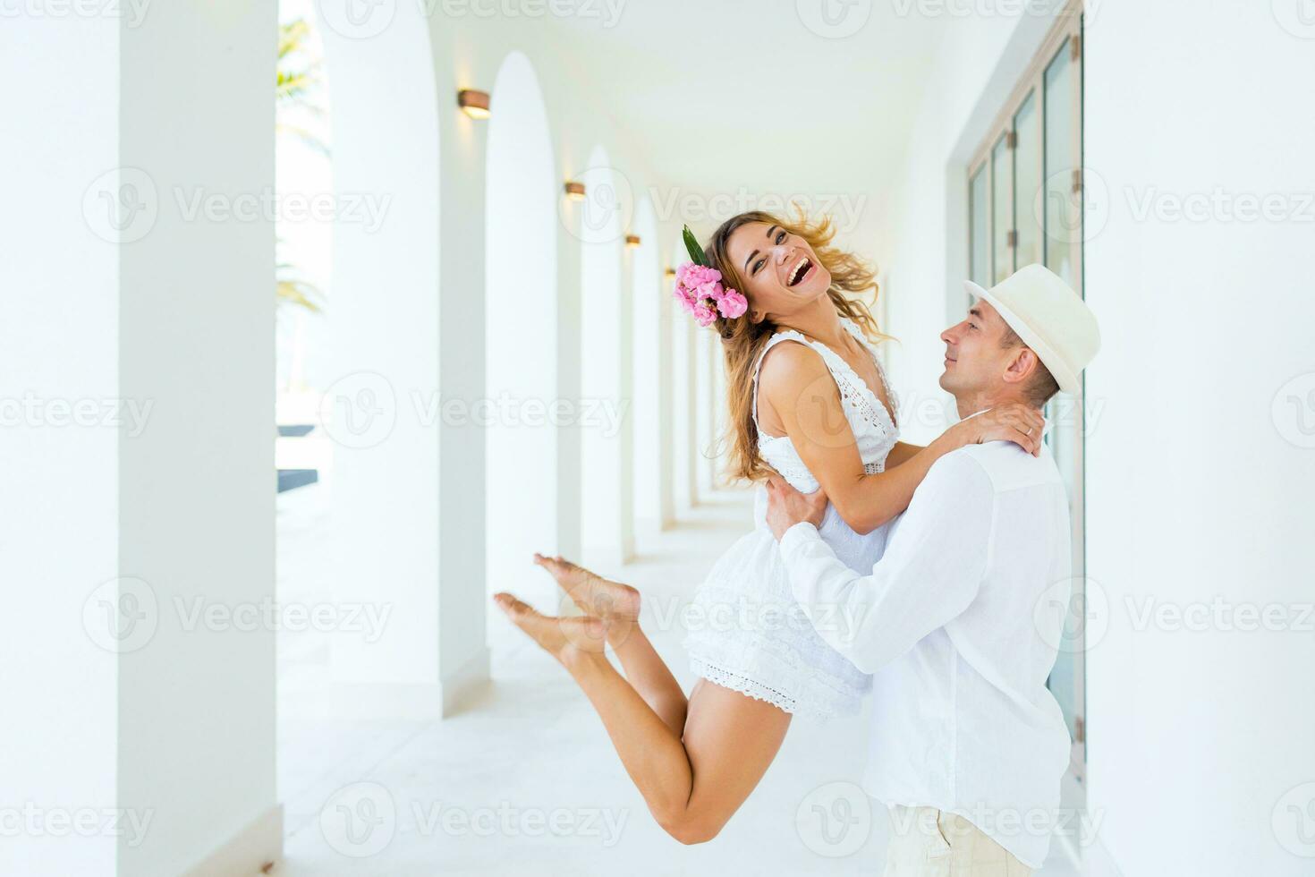 Happiness and romantic Scene of love couples partners photo