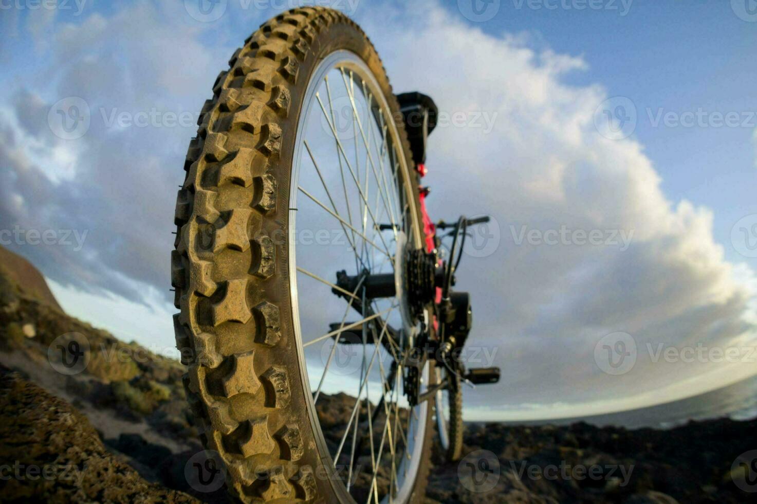 un montaña bicicleta foto