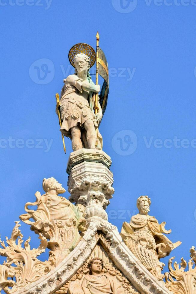 Santo marcas basílica decoración, Venecia foto