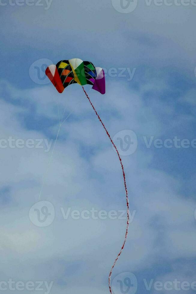 A kite in the sky photo