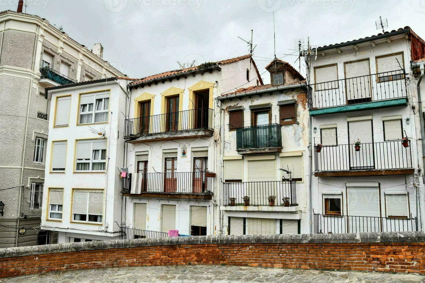Buildings in the city photo