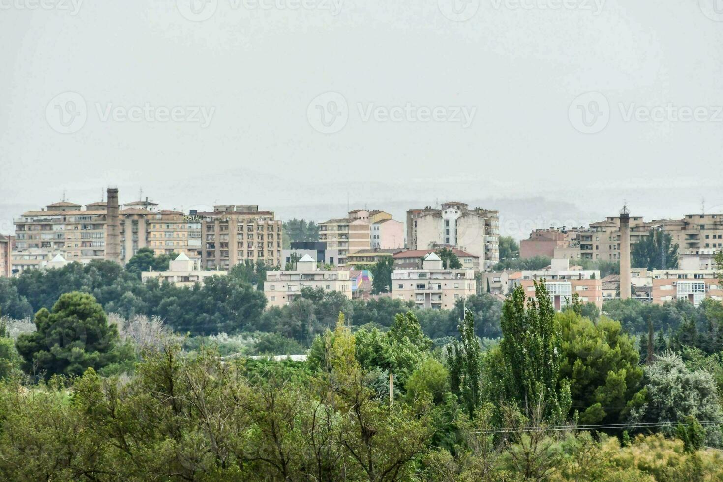 Buildings in the city photo