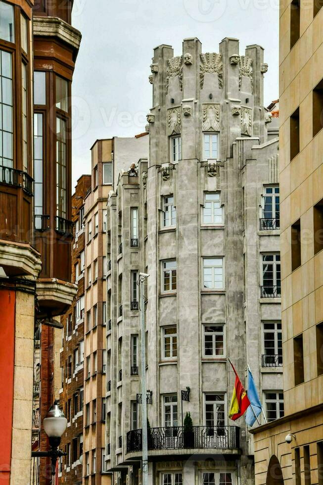 edificios en la ciudad foto