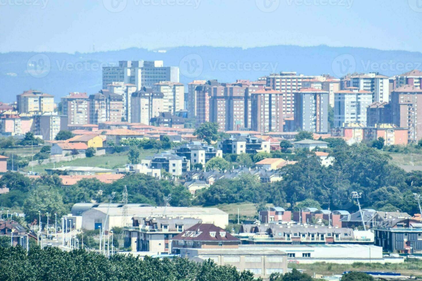 Buildings in the city photo