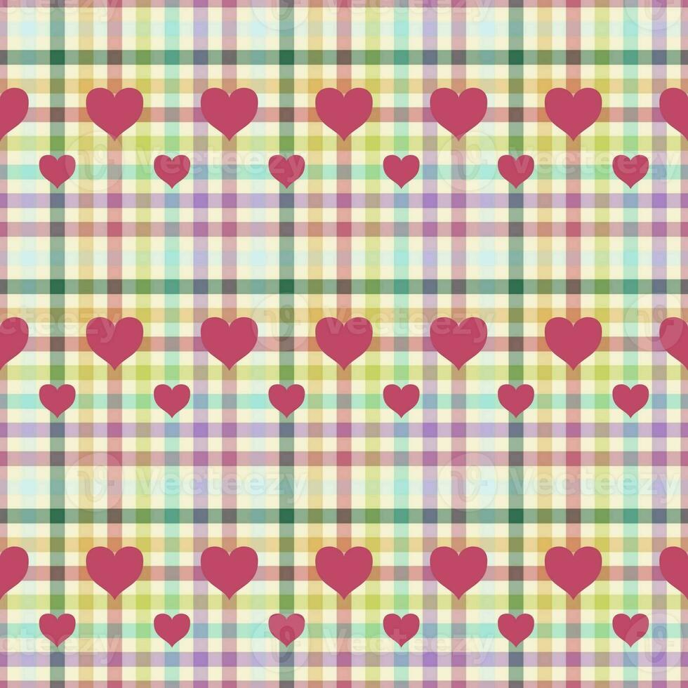 New design plaid pattern colorful abstract plaid mixed stripes gradient. photo