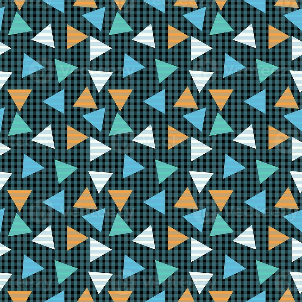 abstract geometric triangle background photo