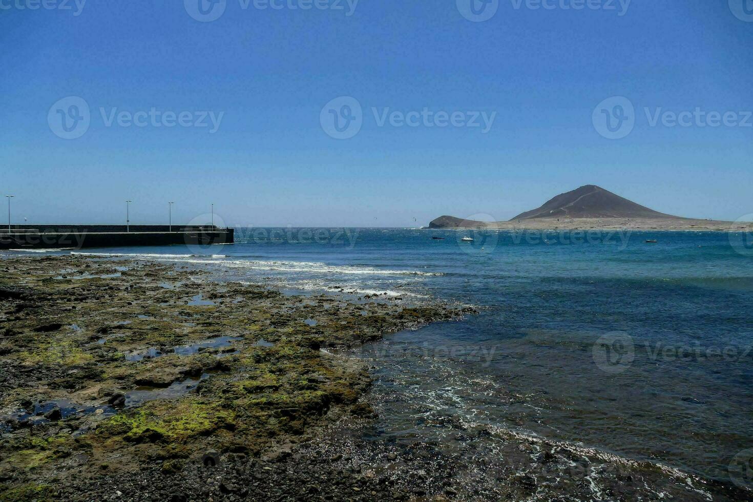 Scenic view of the shore photo