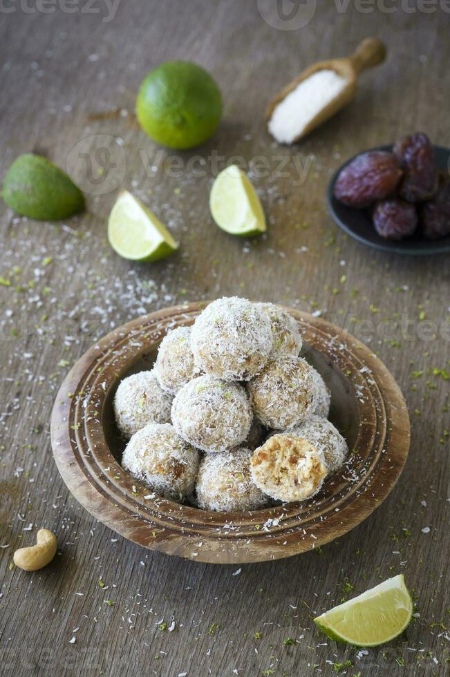 Sweet coconut snack photo