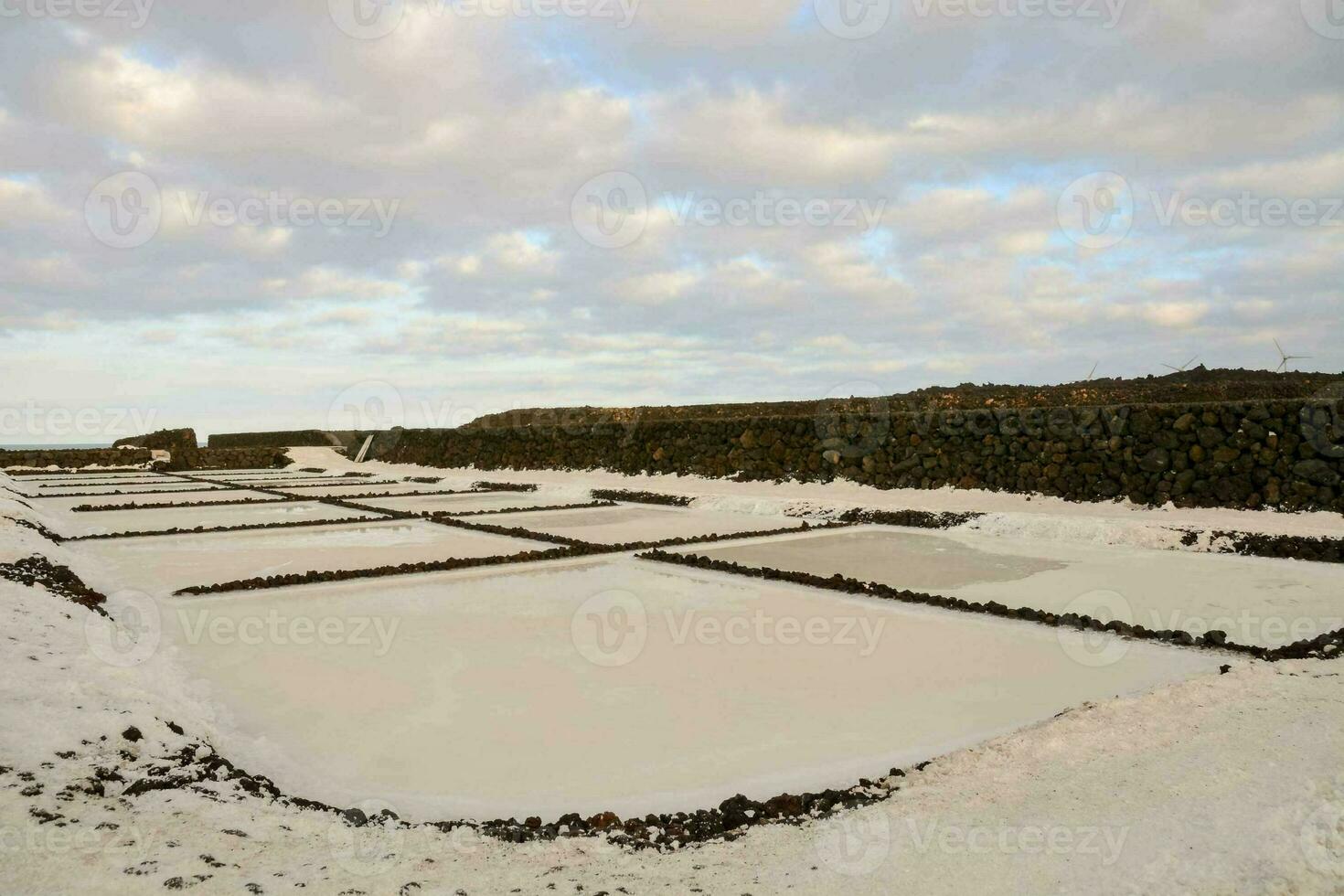 Salt Flats in the Canary Islands photo