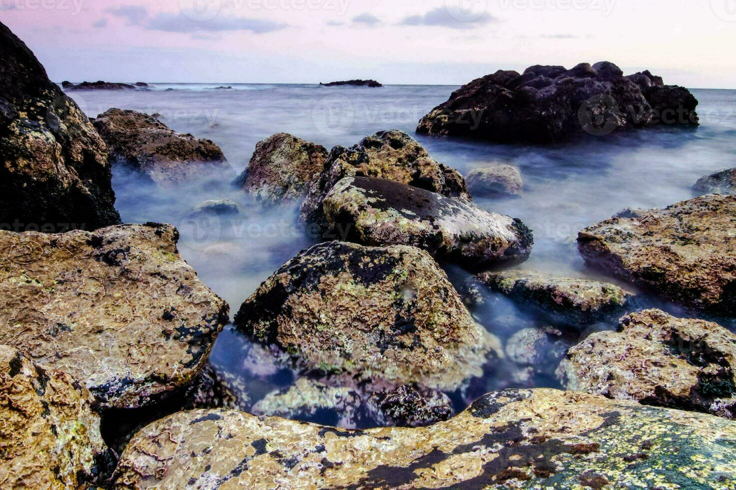 Scenic view of the shore photo
