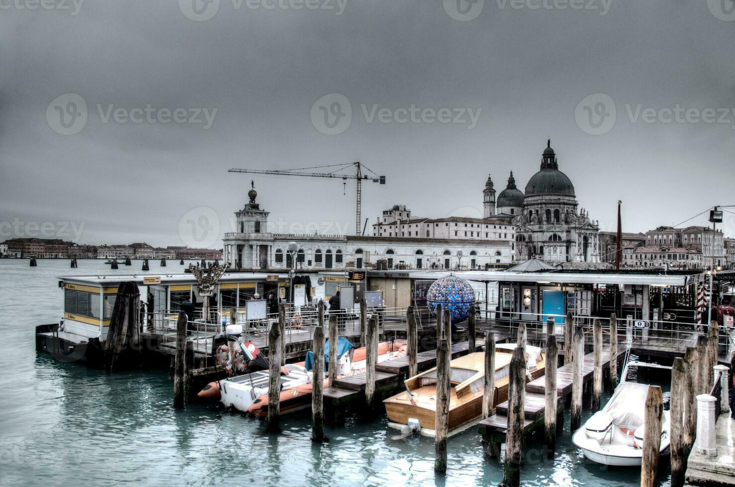 Venice boats background photo