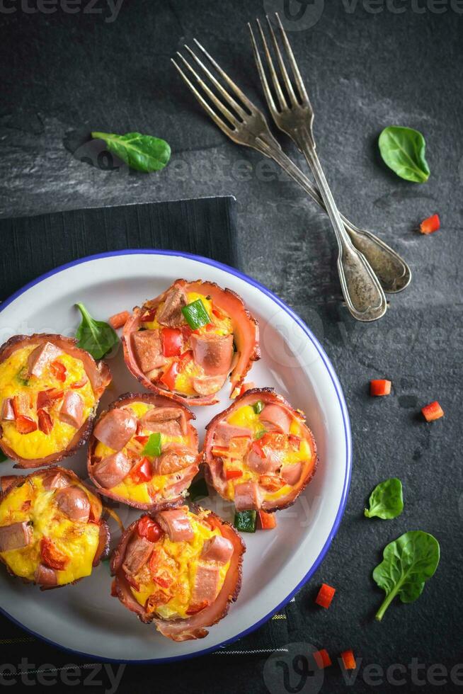 ham cheese muffin photo