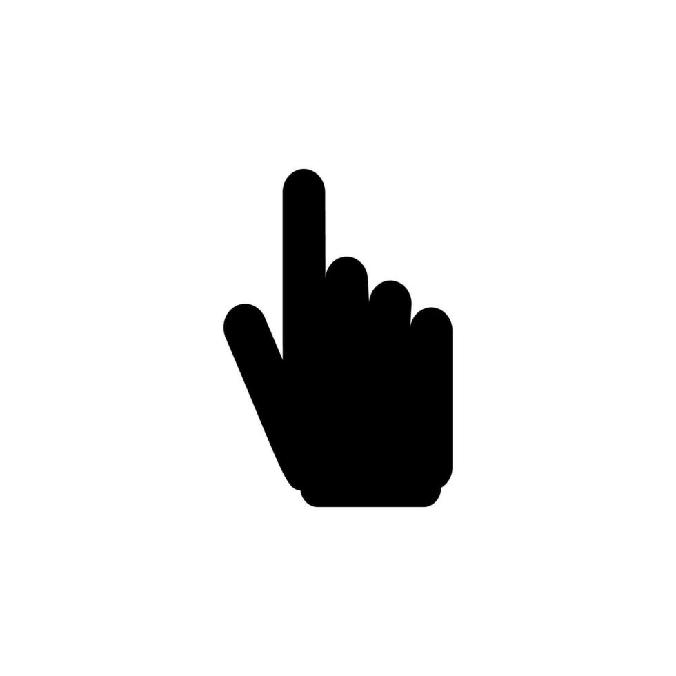 cursory finger vector icon illustration