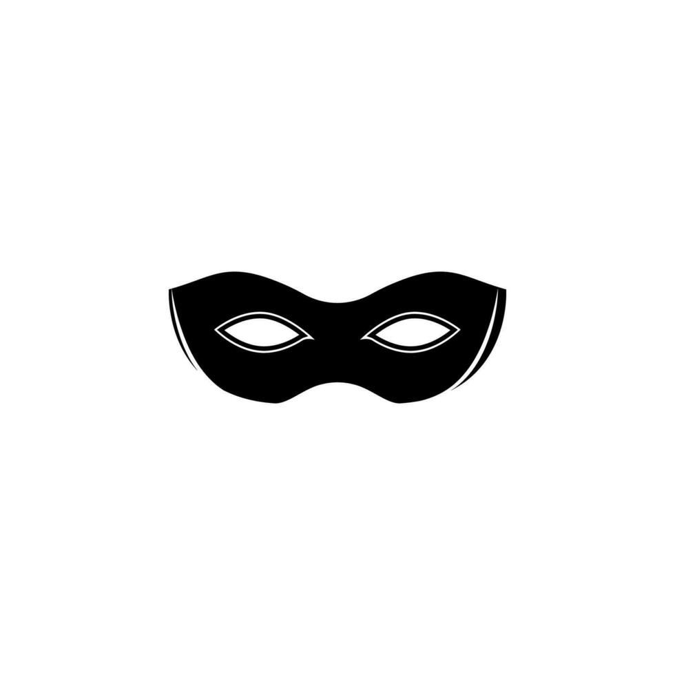 carnaval máscara vector icono ilustración