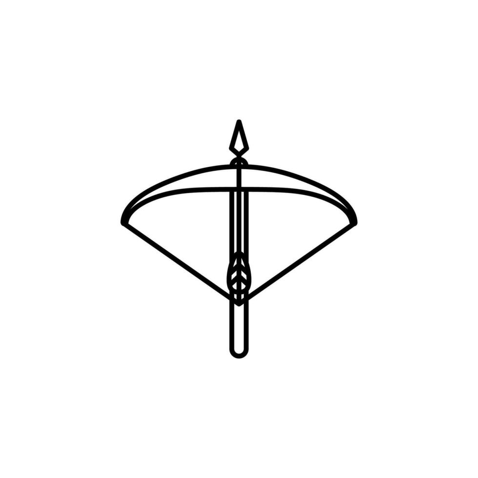 crossbow vector icon illustration
